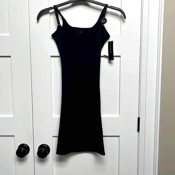 Black Slimming Wear Your Own Bra Slip [BNWT] - Picture 1 of 4